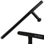 Preview: BlackField Tonfa schwarz, Abdrängstock aus Nylon Fiber Länge 60 cm